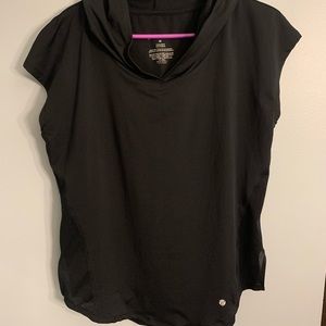 Hooded workout top